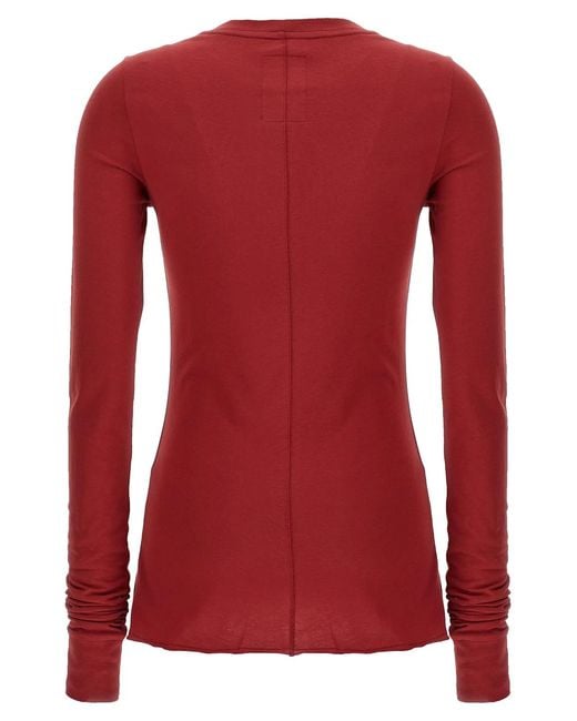 Rick Owens Red Moncler + 'Girder' T-Shirt