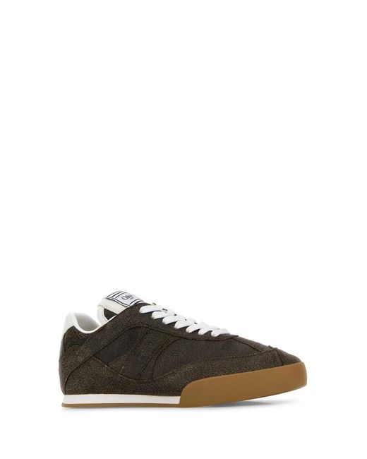 Chloé Black Leather Chlo㨠Kick Sneakers