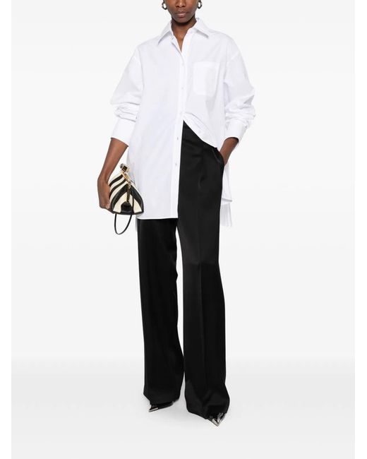 Max Mara White Cotton Blend Shirt