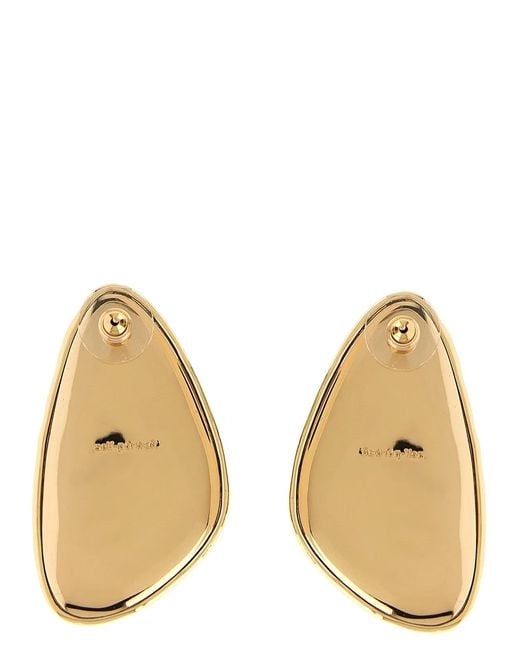 Self-Portrait Metallic Self Portrait 'Hammered Crystal' Earrings