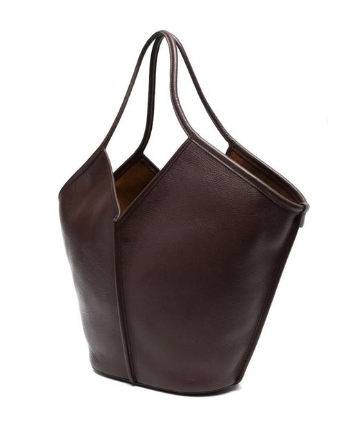 Hereu Brown Calella Leather Tote Bag