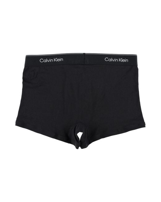 Calvin Klein Black 3-Pack Icon Cotton Stretch Trunks for men