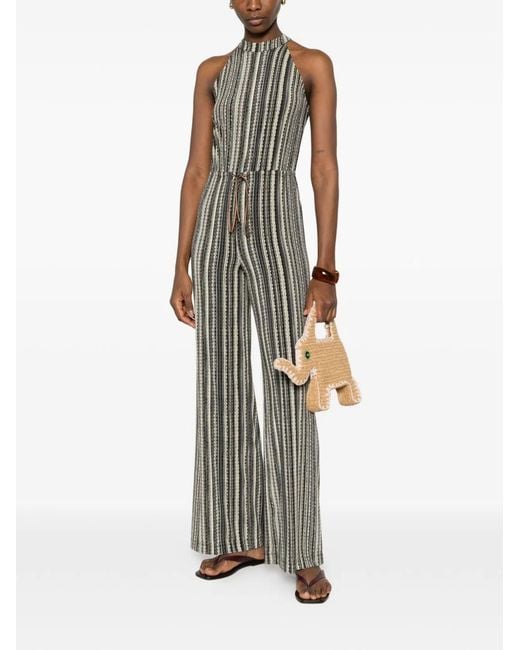 Siyu White Baez Long Jumpsuit