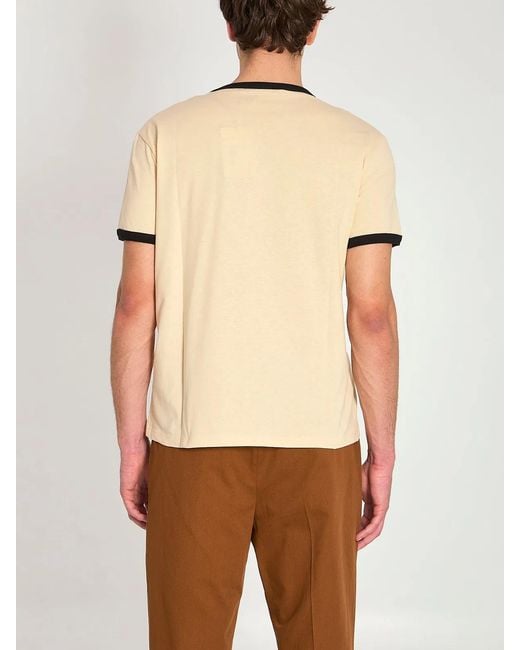 Valentino Garavani Natural Cotton Jersey T-Shirt for men
