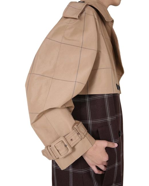 Marni Brown Double-Breasted Trench