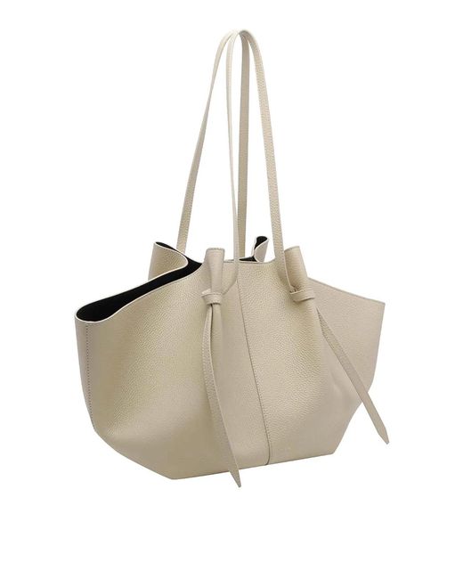 Yuzefi Natural Angora Large Mochi Shoulder Bag