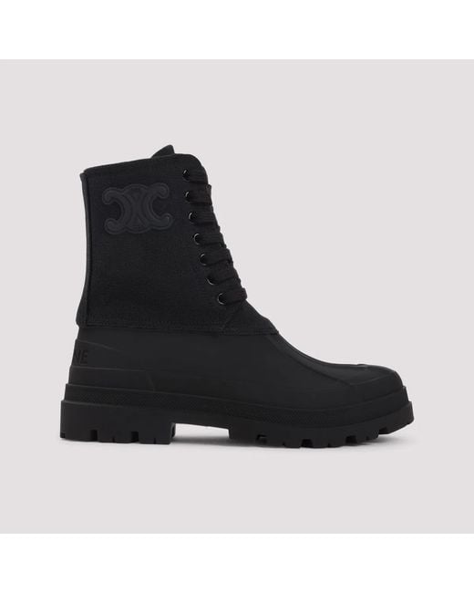 Céline Black Triomphe Boot