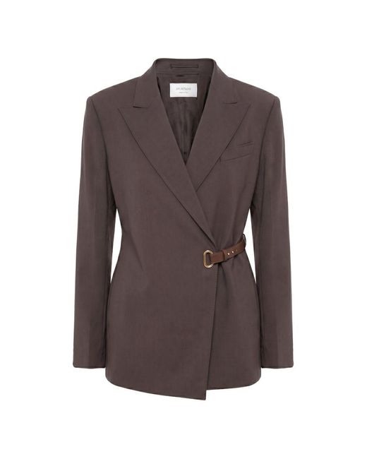 Max Mara Brown Sportmax Chocolate Viscose Jacket