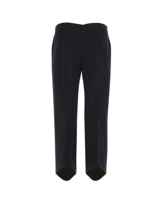 Bottega Veneta Black Midnight Cotton Cropped Cut Pant