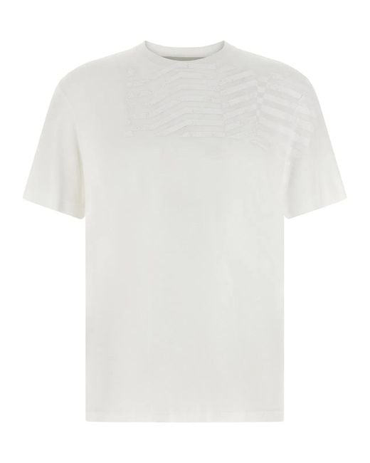 Golden Goose Deluxe Brand White 'Journey' T-Shirt for men