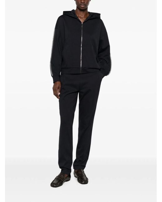 Fabiana Filippi Black Slim Fit Trousers