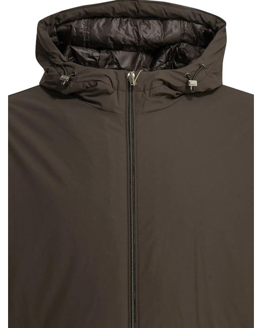 Herno Green "Resort" Long Down Jacket for men
