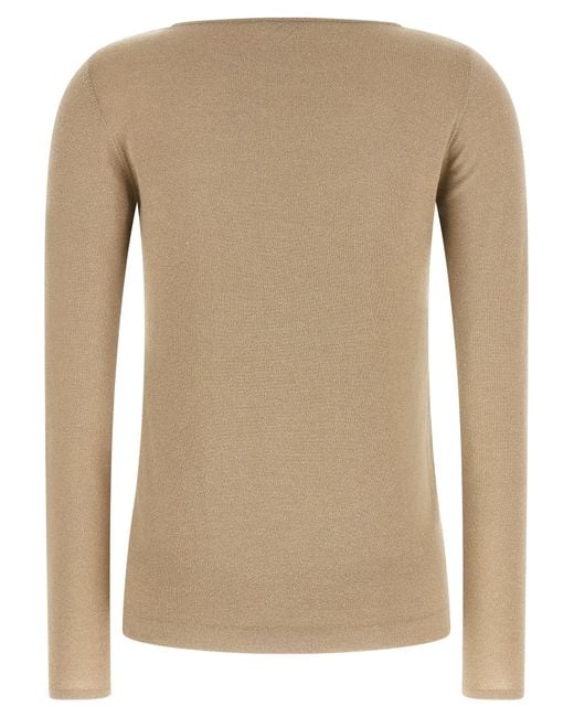 Brunello Cucinelli Natural 'Sparkling' Sweater
