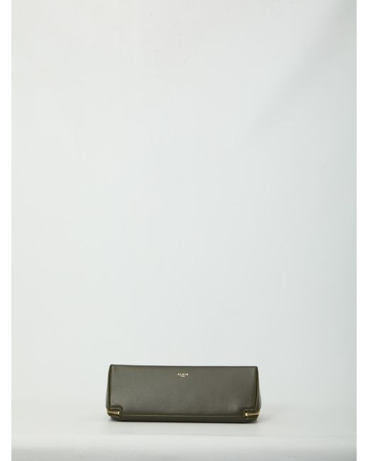 Alaïa Green Alaia Small Delta Bag