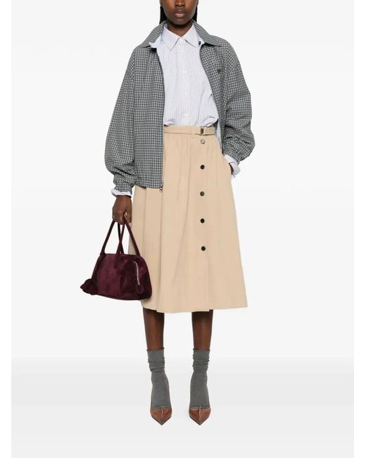 Prada White Embroidered Poplin Oversize Shirt