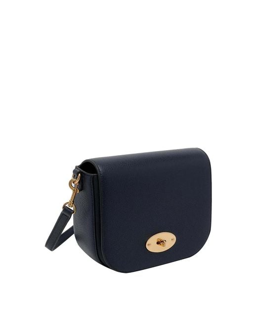 Mulberry Blue Night Sky Small Darley Satchel Bag