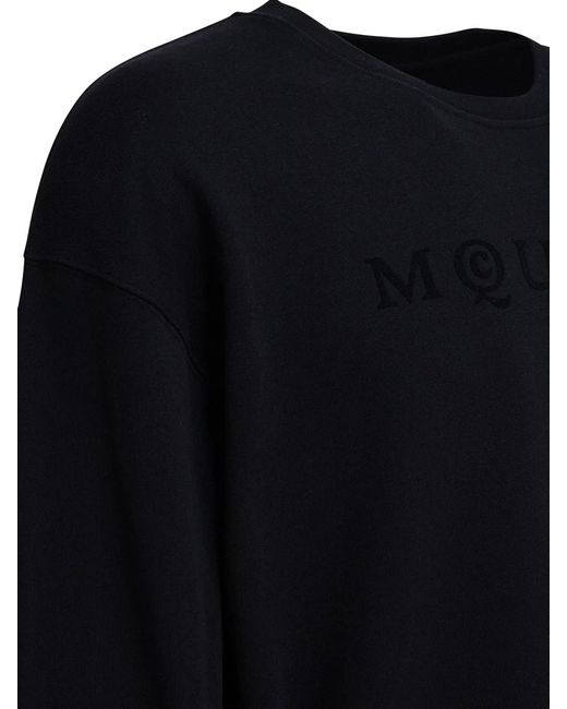McQueen Black Sweatshirt for men