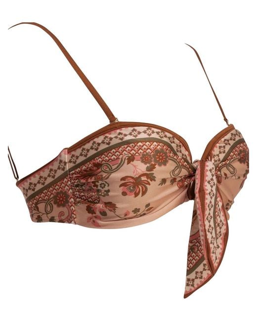 Zimmermann Brown "Aster" Bikini