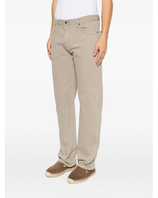 Emporio Armani White Slim Fit Denim Jeasn for men