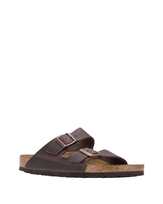 Birkenstock Brown Arizona Buckle Sandals for men