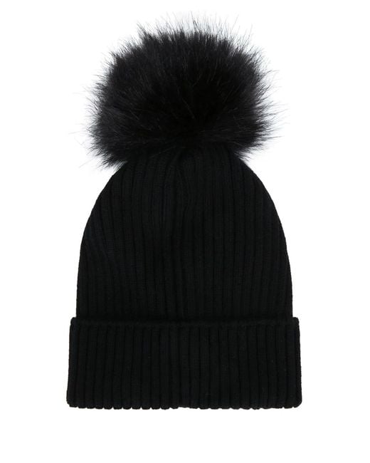 Moncler Black Kids Hat