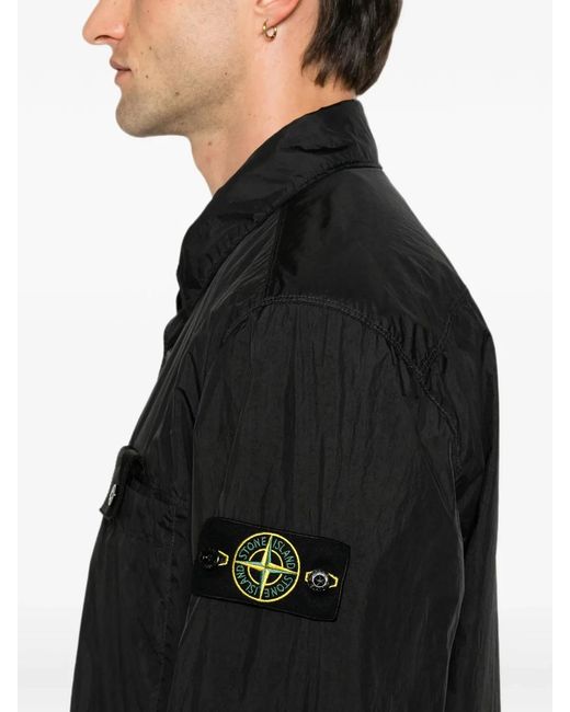 Stone Island Black Q100022 Crinkle Reps Ny for men