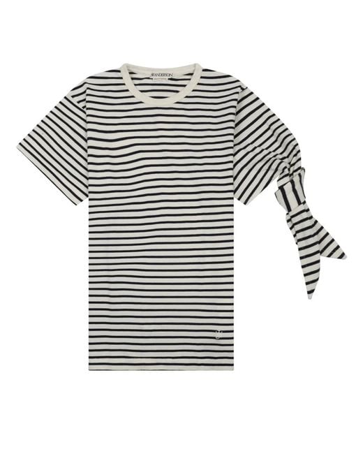 J.W. Anderson Gray Tshirt Con Nodo