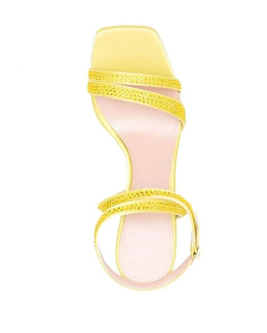 Liu Jo Metallic Camelia Sandals