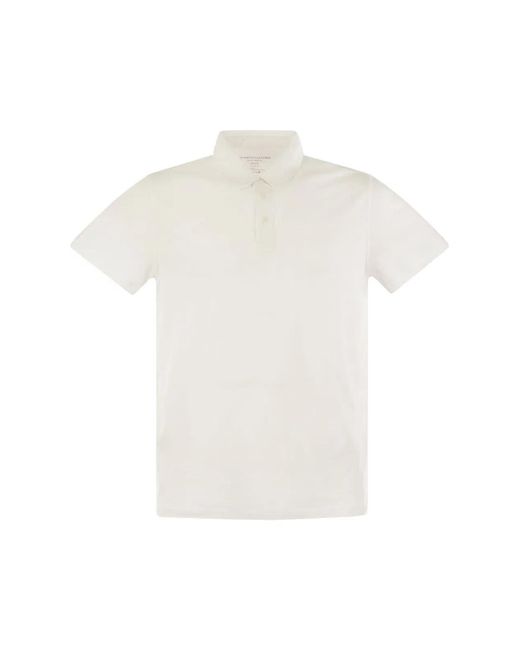 Majestic White Short Sleeve Polo for men
