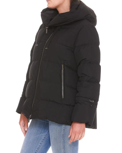 Moorer Black Padded Jacket