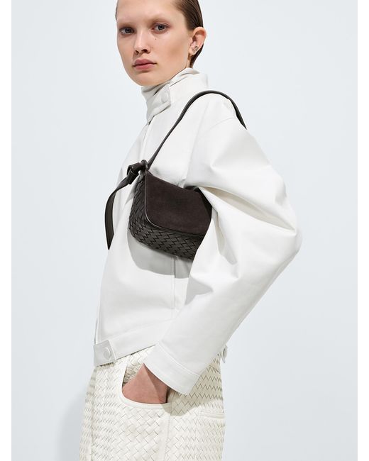 Bottega Veneta Black Knot Shoulder Bag