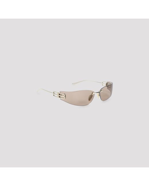 Balenciaga White Gossip Dframe Sunglasses