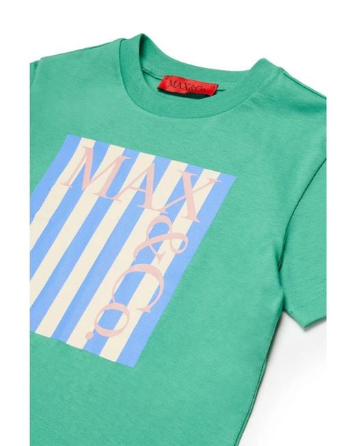 MAX&Co. Green Max&Co. T-Shirt With Logo