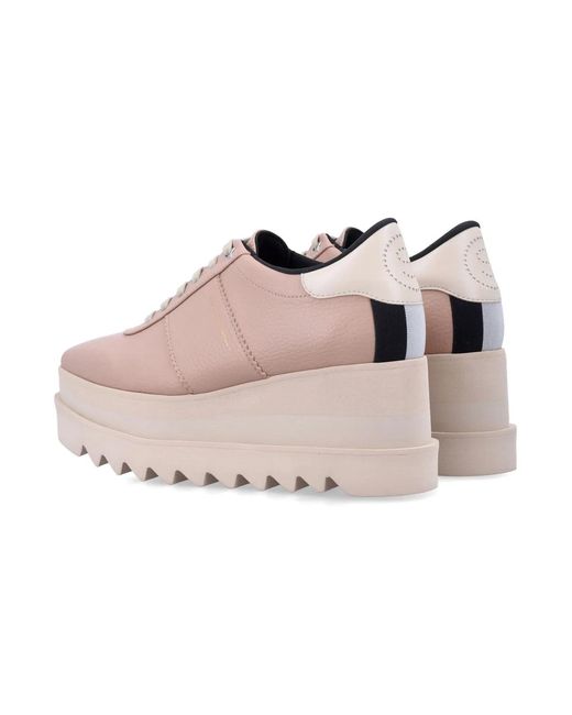 Stella McCartney Pink Sneak-Elyse Platform Trainers
