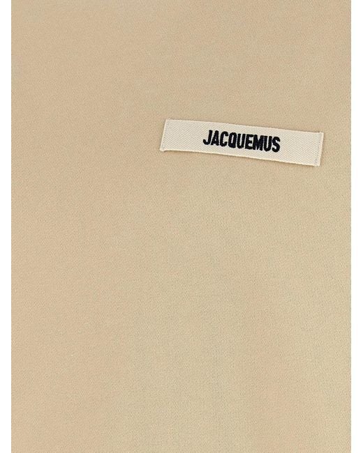 Jacquemus Natural 'Le Sweatshirt Gros Grain' Sweatshirt for men