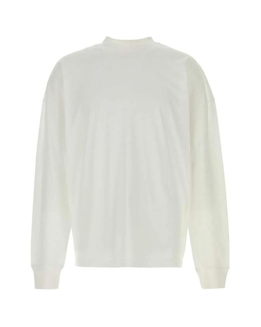 The Row White Dolino Cotton T-Shirt for men