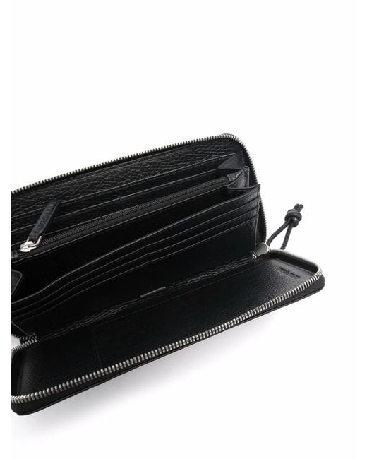 Emporio Armani Black Leather Wallet for men
