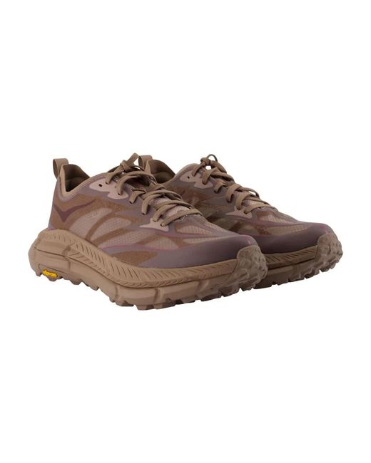 Hoka One One Brown U Mafate Speed 4 Lite Sneakers