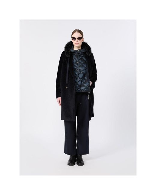 Max Mara Blue Mtctrefa Puffer