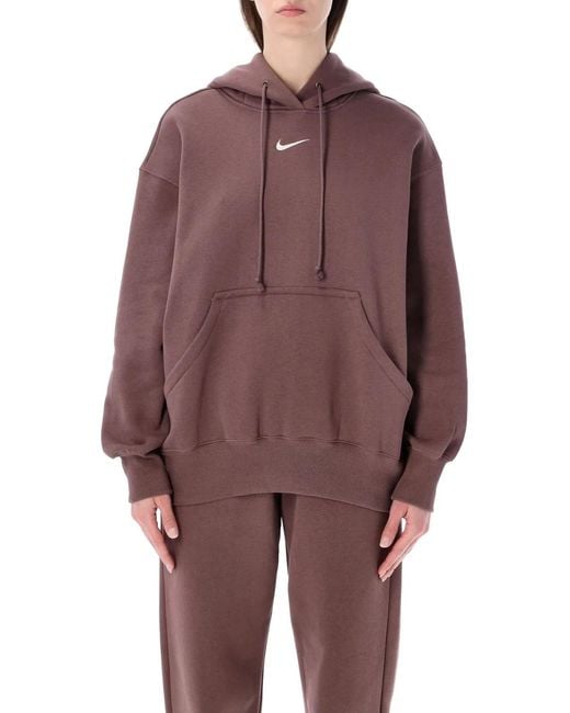 Nike Purple Phoenix Fleece Oversized Hoodie