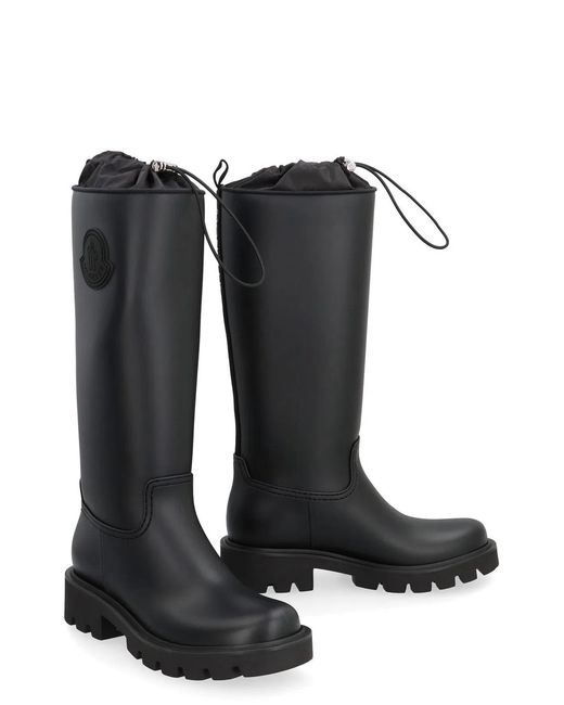 Moncler Black Kickstream High Boots
