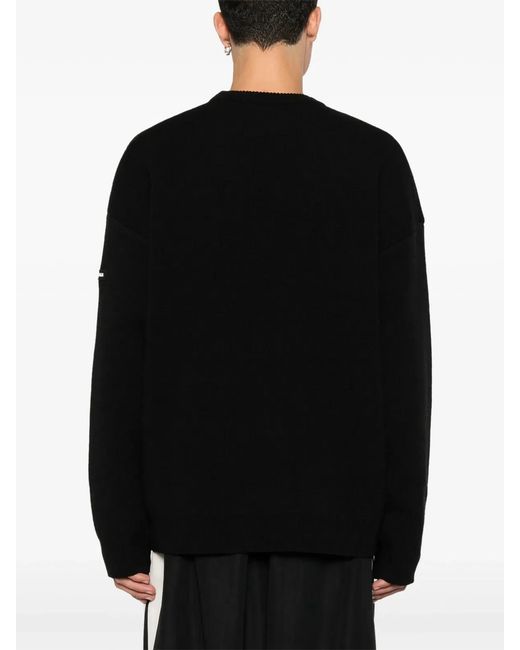 Balenciaga Black Wool Sweater Knitted Garment for men