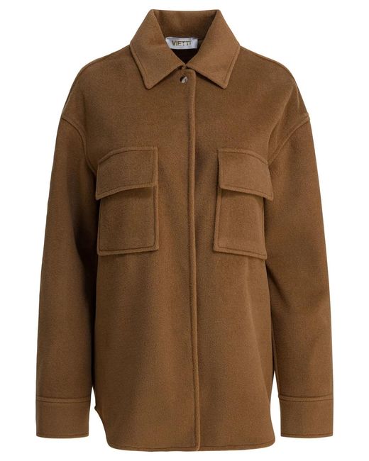 Semler Brown Polyester Rayon Jacket
