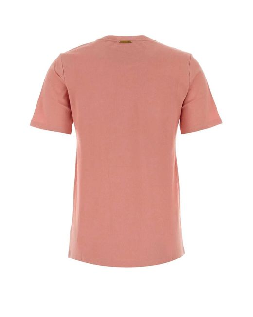 MICHAEL Michael Kors Pink Michael By Michael Kors Mk Shdw Embssed Logo Tee