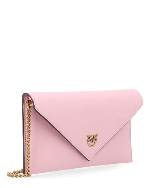 Pinko Pink Polyurethane Shoulder Bag