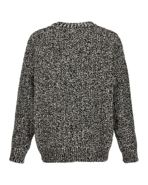 Jil Sander Gray 'Magic Orchestra' Sweater for men
