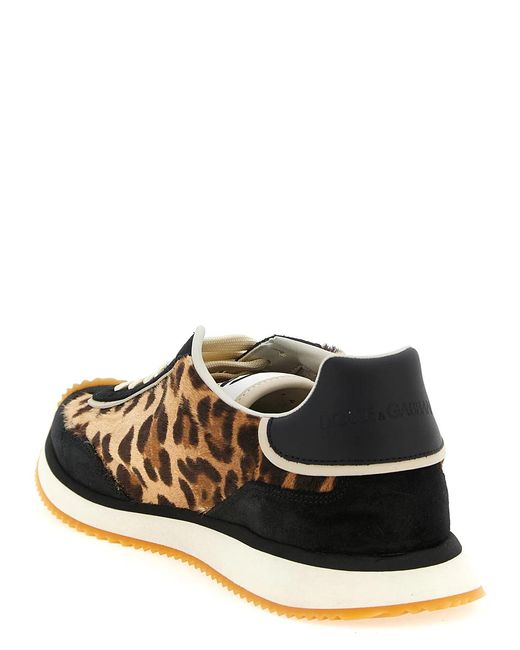 Dolce & Gabbana Black Dolce & Gabbana 'Dg Cushion' Sneakers
