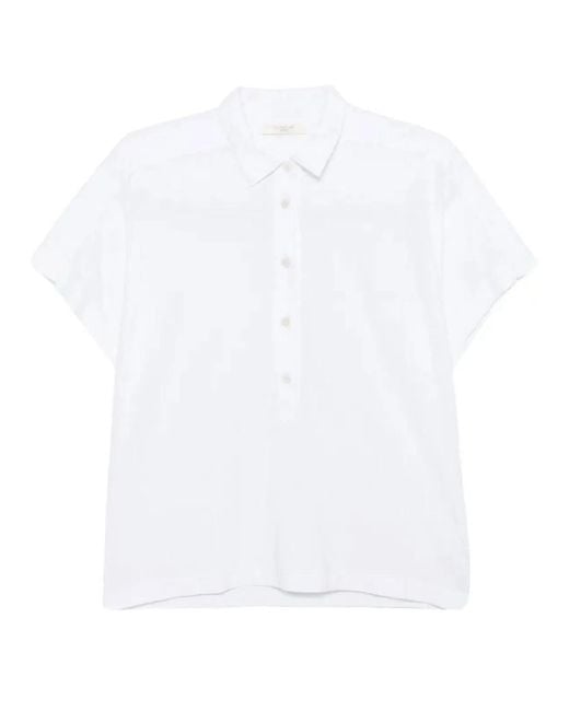 Zanone White V Polo Mc