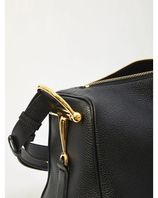 Gucci Gray Bag With Half Horsebit