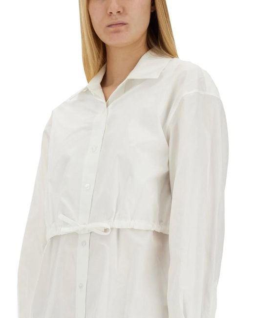 T By Alexander Wang White Shirt Dress